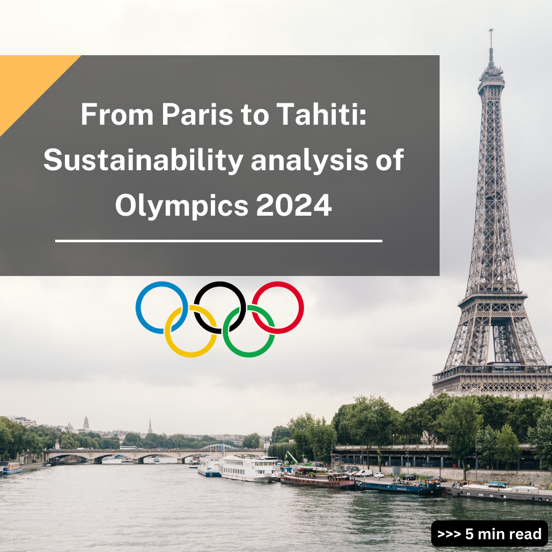 From Paris to Tahiti: Sustainability analysis of Olympics 2024